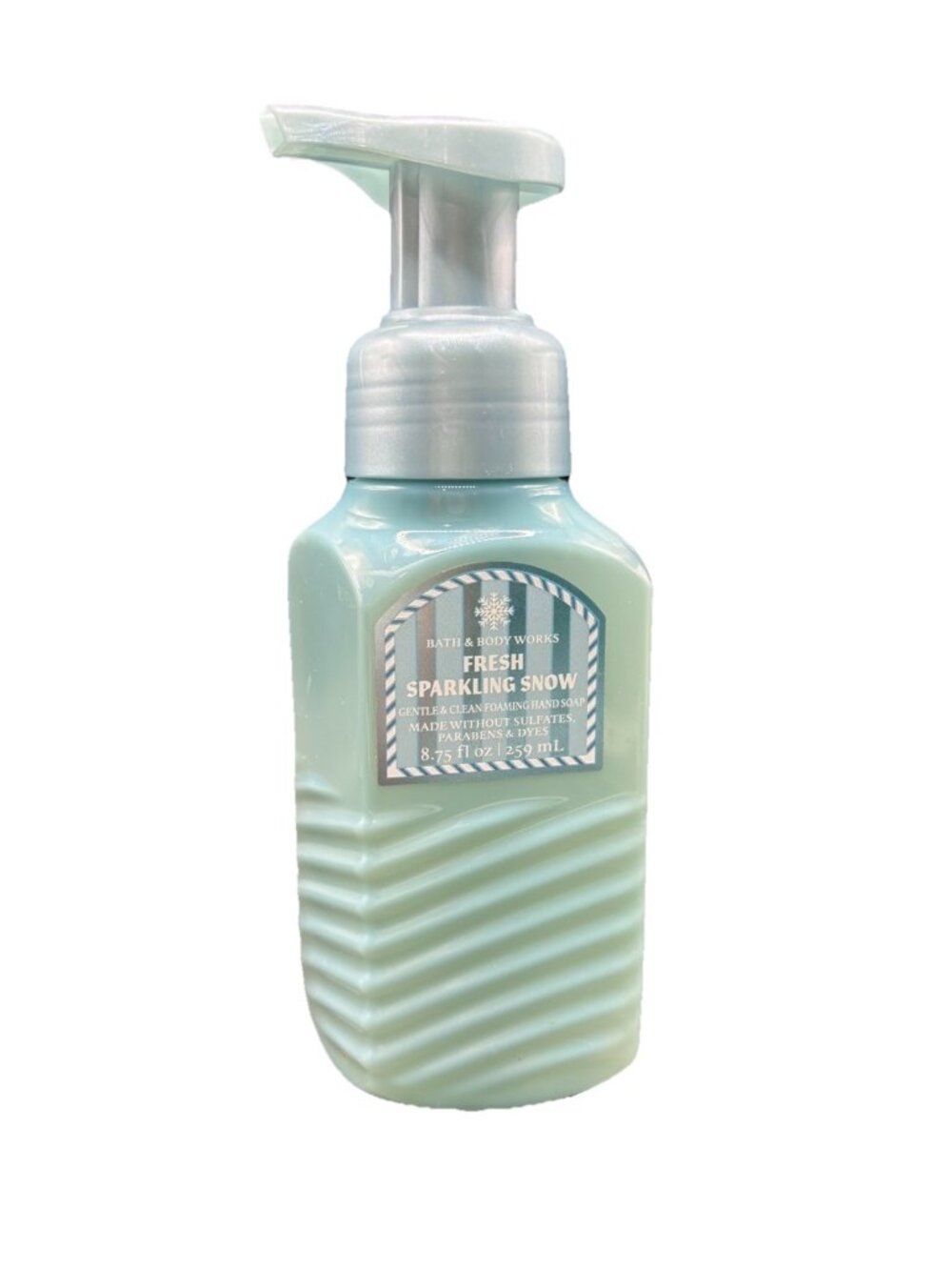 Bath & Body Works Fresh Sparkling Snow Gentle Foaming Hand Soap 8.75 oz Melon